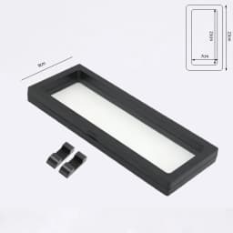 3D Floating Frame Gemstone Coin Box Clear Jewelry Bracelet Display Stand Ring Pendant Holder Protect Jewellery Presentation Case