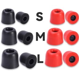 1/3/6Pairs Replacement Soft Memory Foam Earbuds Tip Noise Isolating Ear Pads Foam Eartips for 4.5mm Nozzle in-Ear Earphones