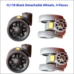 Universal Wheel Luggage Tool Box Wheel Bag Accessories Travel Suitcase Foot Wheel Luggage Carryon Spinner Wheel Removal