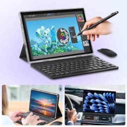 KOOMDIGI T40 10.1 Inch Tablet PC Android 13 4G LTE Octa Core 12GB RAM (4GB+8GB) 128GB ROM IPS Screen 5MP+13MP Dual Camera 2.4G+5G WiFi 5000mAh Battery