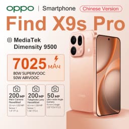 Chinese Version OPPO Find X9s Pro 5G Smartphone 6.32" 144Hz AMOLED Screen Mediatek Dimensity 9500 Dual 200MP Camera 7025mAh NFC
