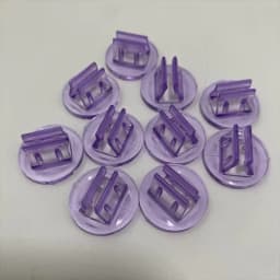 20PCS/Lot 4 Styles Transparent Plastic Stand Card Base for 1-2mm Cards Holder