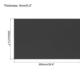 Uxcell 1pcs EVA Foam Sheets Thickness 1/2/4/5/6/8mm Craft Foam Paper Roll Black Foam Sheet DIY Projects Handmade Model Making