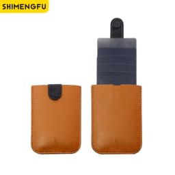 DAX V1 V2 V3 RFID Leather ID Card Holder Case Minimalist Portable Bag Men Bank Credit Card Cover Wallet Money Purse Women