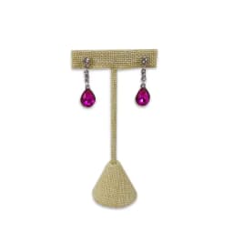 High-End Velvet Or Leather Earrings Display Storage Rack High, Medium And Low Size Jewelry Display Props Earrings Display Props