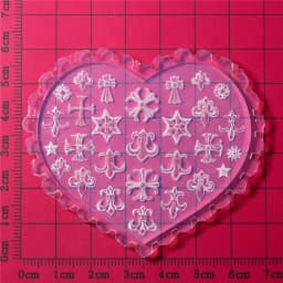SNASAN Tiny Flower Heart Dolphin Gemstone Beauty Nail Art Resin Silicone Mould DIY Handmade Tool Small Beads Resin Silicone Mold