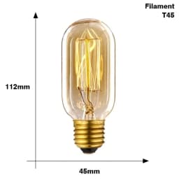 Retro Edison Bulb Lamps E27 220V 40W ST64 G80 G95 G125 Vintage Edison Lamp Incandescent Lamp Filament Light Bulb Home Decor