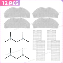 Fit For ROPVACNIC S1/ A1, PRETTYCARE C2, Tipdiy G90,Betboyles V75S, Liectroux N7S-U,VIPSUN Z1, EKAZA Zuno Mop Cloth Brush Filter