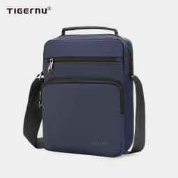 Tigernu Men Shoulder Bag 9.7" iPad Bag Mini Handbag Waterproof Sling Bags Male Business Travel Crossbody Bag For Teens