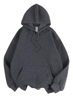 Basic Winter Womens Solid Hoodies Strecth Fleece Comfortable Sweatshirts Loose Pocket Warm Clothes New Street Female Pullover