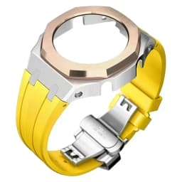 Mod Kit For Casioak GMAS2100 Stainless Steel metal Case Rubber Strap for Mod Kit GMA-S2100 4thGen Replacement shoc K Accessories