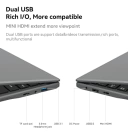 13.3 inch Cheap Laptop Intel N4020 Notebook Windows 10 Portable Student Computer 1920*1200 IPS Display 4/6/8G RAM 256/512/1T SSD