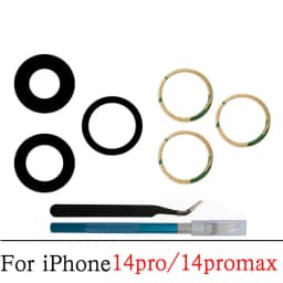 Back Camera Glass For iPhone 11 12 13 14 15 Plus MIni Pro Max Rear Camera Lens With Adhesive And Remove Tools Replacement