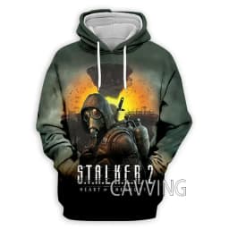 New Fashion Stalker Game 3D Printed Clothes Streetwear Men Hoodies Sweatshirt Fashion Hooded Long Sleeve Pullover Tops