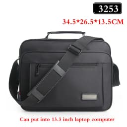 Waterproof Black Men Briefcase High Quality Brand Shoulder Bags For Women Messenger Bag Men's Crossbody Bags BolsoHombre2022