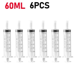 60/100ml Plastic Bulk Needle-Free Disposable Syringes Syringes Without Needle Syringe Glue Pet Feeding Needle Kitchen Tools