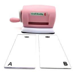 3.35 Inch Wide Opening Die Cutting and Embossing Machine, Multi-functional Manual Craft Machine with Cutting A&B Plate, 6 Stylish Colors for Scrapbooking, Card Making, Handmade Paper Art DIY Crafts