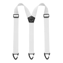 New Heavy Duty Work Suspenders for Men 3.8cm Wide with Plastic Gripper Clasps Adjustable Elastic Trouser Pants Braces-Black 1pcs