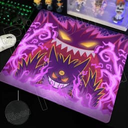 Gaming Small Mousepad Pokemon-Gengar Mouse Pad PC Gamer Desktop Decoration Pads Office Laptop Mouse Mat desk accessories Carpet