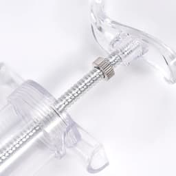 10/20/30/50ml Farm Animal Syringes Plastic Adjustable Dose Vaccine Injection with 10pcs needles Livestock Dispensing Tools