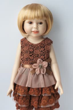 BOBO Doll wigs JD256 11-12 inch 28-30 CM Short BOBO Cut Synthetic mohair Resin doll wig