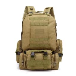 50L Large Capacity Military Tactical Backpack Waterproof Oxford Backpack for Men Hiking Camping Hunting Travel Rucksack