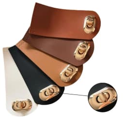 5.5*12cm Leather Bag Buckle Hasp Buttons Handmade Sewing Flip Cover Real Leather Replacement Bag Accessories Bag Charm Bag Parts