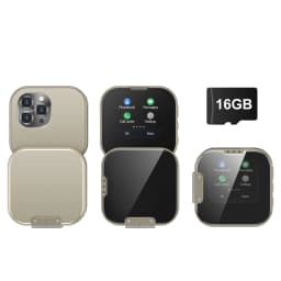 SERVO I19 ROTATE Touch Screen Mini Mobile Phone 2G 2SIM Magic Voice Bluetooth Dial FM Radio 90° Rotating Small Feature Cellphone