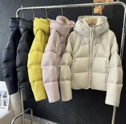 Puffy Hooded Down Jacket Women 2027 Winter Thick Warm Quilted Cotton Padded Coat Stylish Outdoor Parkas Casual Daily Wear куртка