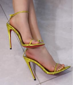 European Station 12cm pointed buckle strap thin strap sexy super high heels sandals size 35-46 thin heel fashion shoes