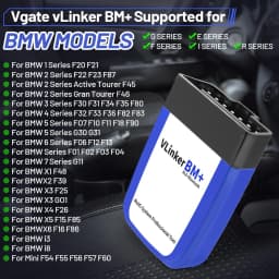 Vgate VLinker BM+ BT4.0/ BM BT3.0 V2.2 ELM327 Bluetooth Bimmercode OBD Scanner OBD2 Car Diagnostic Tools For BMW for iOS Android