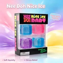 @Needoh Nice Ice Mini Square Shaped Sensory Relief Squishy Relief Fidget Adults Collectable Stress Venting Decompression