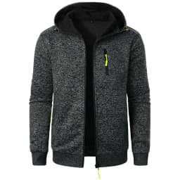 Men's Hoodies Spring Autumn Casual Solid Zip Up Hoodie Men Sweatshirts Long Sleeve Hooded Sweatshirt Zipper Cardigan Streetwear