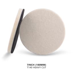 SPTA 1PC 1/2/3/4/5/6/7 Inch Wool Felt Glass Polishing Pad for RO/DA/GA Polisher Fast Cutting Gloss Buffing