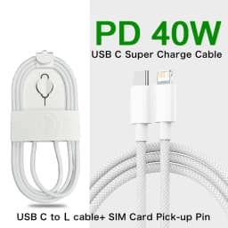 1-50Pcs Original PD 60W Fast Charging Type C Cable For Apple iPhone 13 14 12 11 17 Air 15 16 Pro Max Plus Weaving Charging Cable