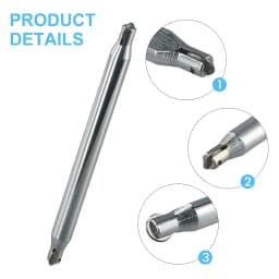 Replacement Porcelain Scoring Wheel For Manual Tile Cutters Double Head Steel Design For Reliable Tile Edge Scoring Performance