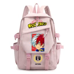 My Hero Academia Anime Print Small Backpack for Girls Lightweight Student Bookbag School Daypack