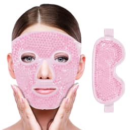 Gel Cooling Ice Face Eye Mask Facial Mask Hot Cold Compress Pack Gel Beads Cold Face Eye Mask Ice Pack,Compress Sleeping FaceSPA