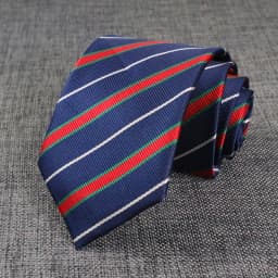New Men's Tie Classic Stripes Striped 8cm Jacquard Necktie Accessories Daily Wear Cravat Wedding Business Party Gift