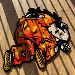 VIKAMA Abstract Cartoon Character Design Carpet - Soft, Irregular Shape, Suitable For Bedrooms, Living Rooms And Home Decoration
