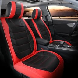 For Honda Pilot 2007-2021 5-Seat Car Seat Covers Full Set Leather Deluxe Cushion Front Rear Seat Back Cushion Pad Mat Backrest