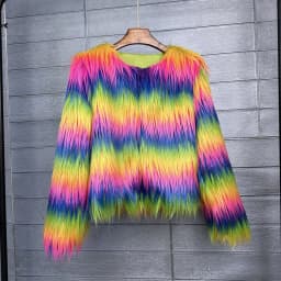 DEAT Fur Imitation Fur Coat Korean Version Pure Color Beach Wool Women's Short Coat Straight 2026 Winter Wram Jackets 11A06487