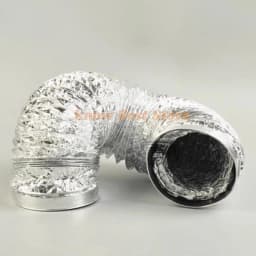 Pipe Part for Airbrush Spray Booth Exhaust Pipe Exhaust Fan Outlet Pipe Connector Air Outlet Flat Duckbill Exhaust Nozzle Hose