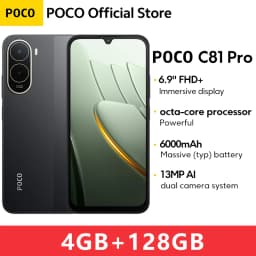 Global Version POCO C81 Pro Smartphone UNISOC T7250 processor 6.9" LCD Display 13MP Camera 6000mAh 15W Charging