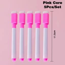5Pcs/Set Erasable Whiteboard Marker Pen Colorful White Board Pen Graffiti Color Pen Office School Art Marker Stationery