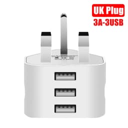 5V 2.1A Dual USB Charger EU US UK Plug Quick Charge Wall Charger Mobile Phone Charging Mini Adapter Travel Charger For Phone