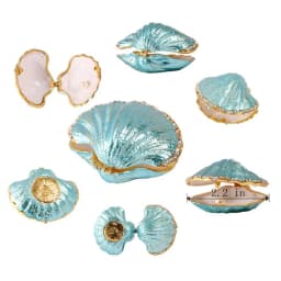 Shell Jewelry Box Proposal Ring Packaging Boxes Women's Ring Jewelry Storage Display Box Creative Handmade Wedding Gifts