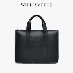 2026 New Men's Genuine Leather Briefcase Top-Grain Cowhide Vintage Business Handbag Shoulder Crossbody Messenger Bag