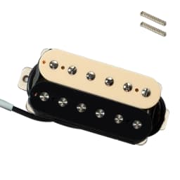 Phrilam Pro HH High Output Alnico5 6 Non &6 Adjustable Humbucker Neck/50mm7.6K Bridge/52mm Pickups8.8/16.5K for Electric Guitar