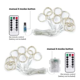 3Mx1M/2M/3M Battery LED String Fairy Lights USB/Battery Box Garland For New Year Wedding Party Christmas Home Curtain Decor